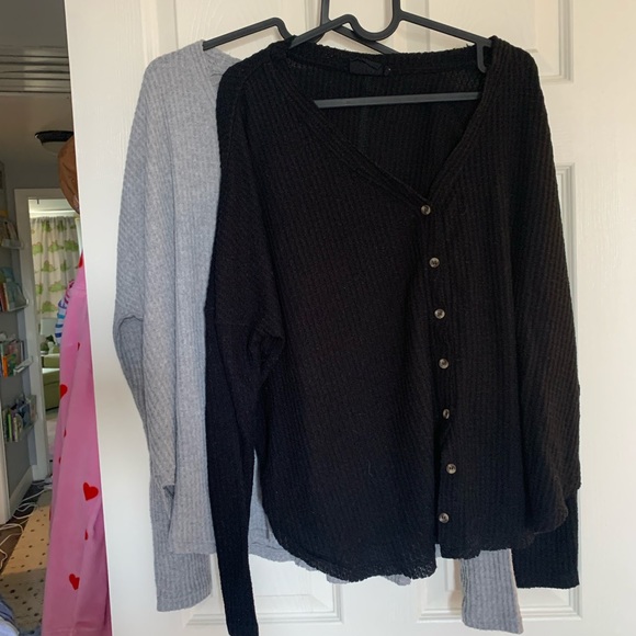 Set of free people waffle shirts - Picture 2 of 3